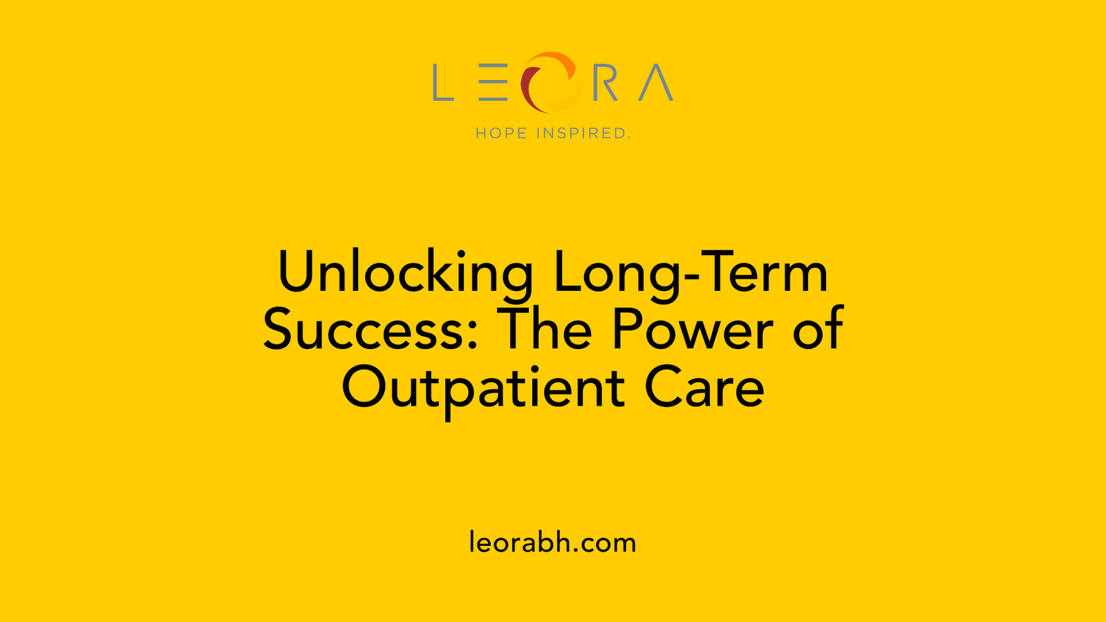 Unlocking Long-Term Success: The Power of Outpatient Care