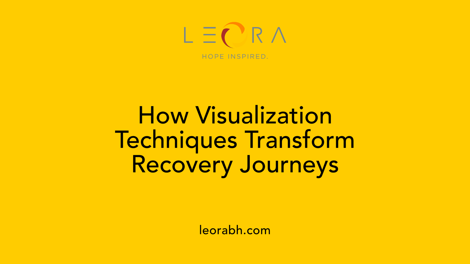 How Visualization Techniques Transform Recovery Journeys