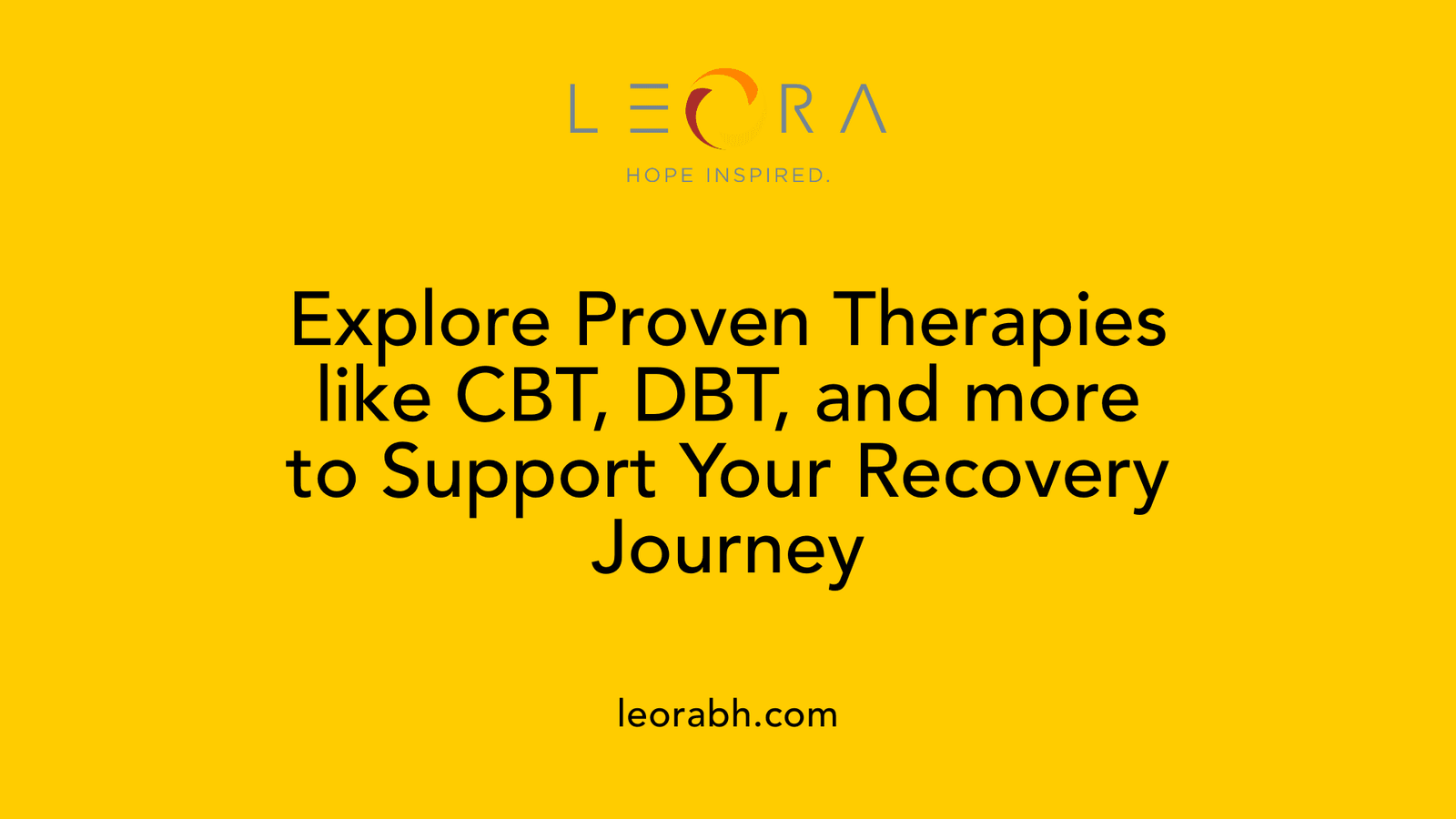Explore Proven Therapies like CBT, DBT, and more to Support Your Recovery Journey