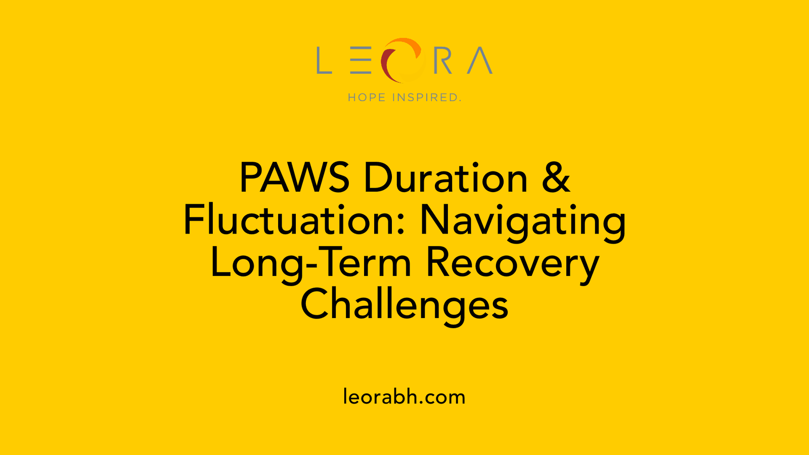 PAWS Duration & Fluctuation: Navigating Long-Term Recovery Challenges