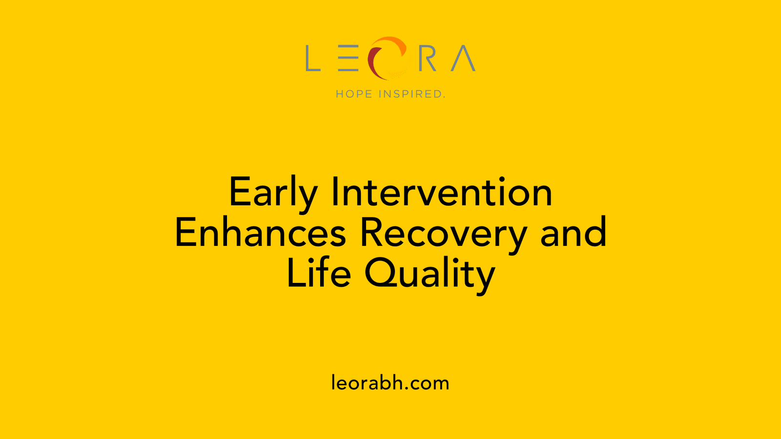 Early Intervention Enhances Recovery and Life Quality